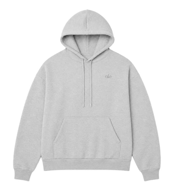 Alo Yoga Fleece Hoodie Heather Grey