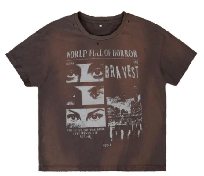 Bravest Studios Horros Vintage Tee Vintage Black