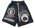 Hellstar Records Sweatshorts Faded Black