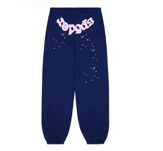 Sp5der OG Web Sweatpants Navy