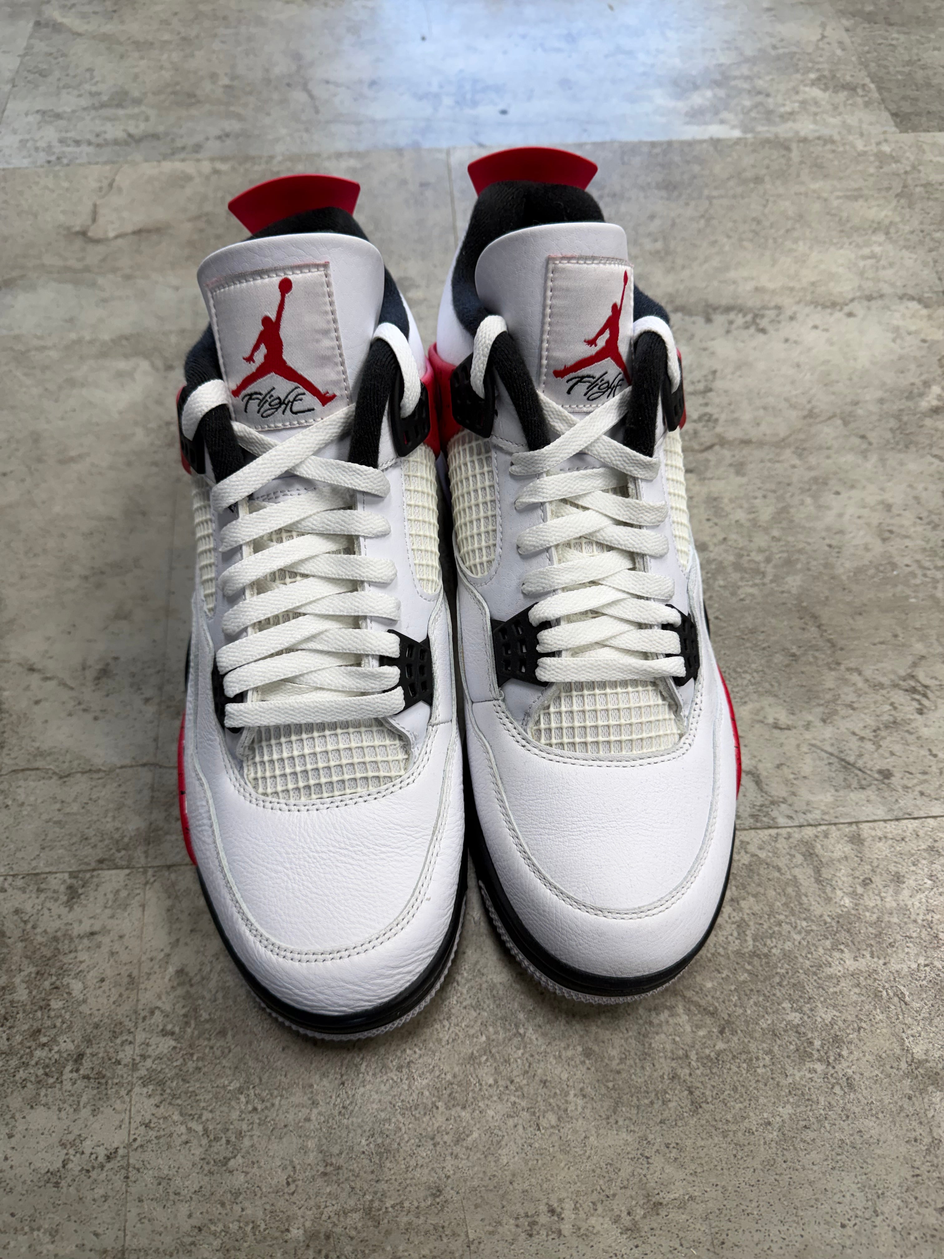 Used Jordan 4 Red Cement