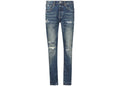 Purple Brand Light Destroy Jeans Dark Indigo