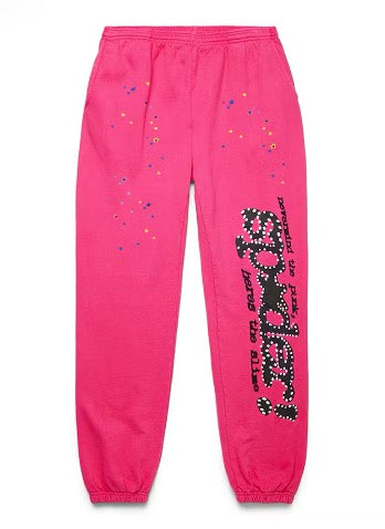 Sp5der P*NK V2 Sweatpants Pink