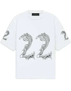 amiri oversized 22 white tee