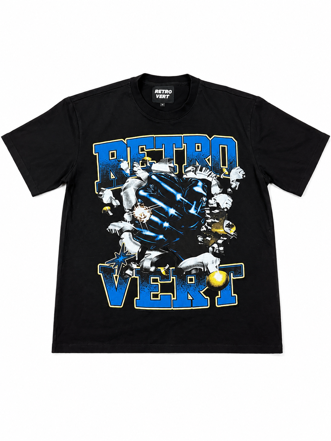 Retrovert lron fish tee