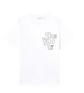 Off White Outline Arrow Tee White