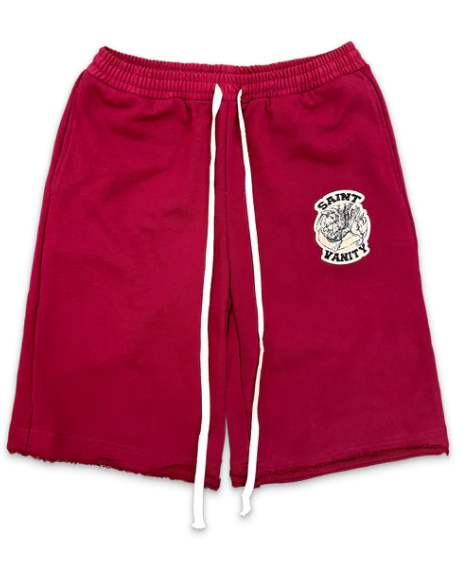 Saint Vanity Uniform Shorts Red