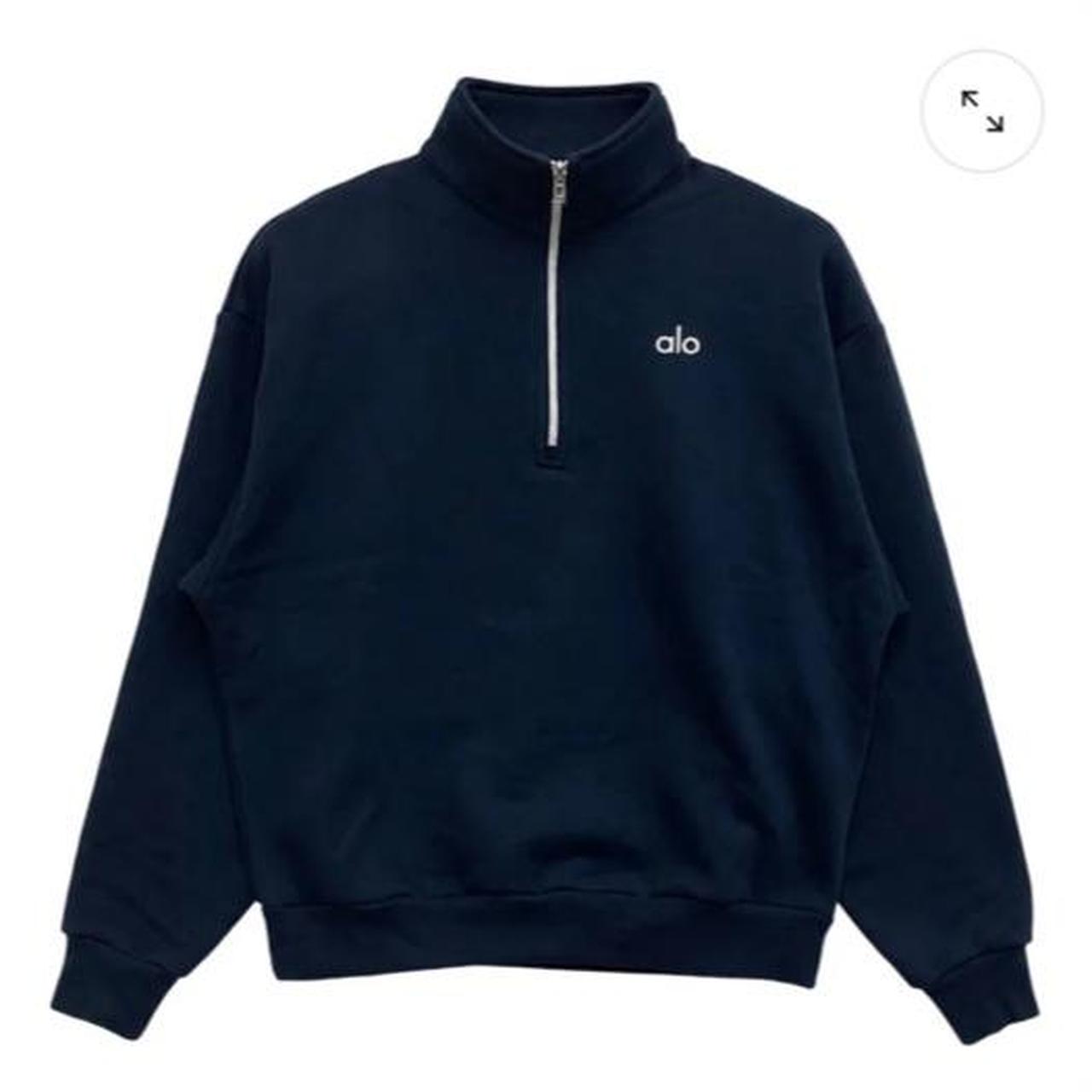 Alo Yoga Quarter Zip Sweatshirt Navy