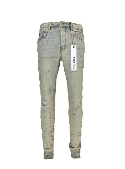 Purple Superlight Oil Repair Jeans