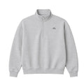 Alo Yoga Quarter Zip Sweatshirt Heather Grey