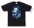 Bape Gradation Camo Big Ape Head Tee Black/Blue