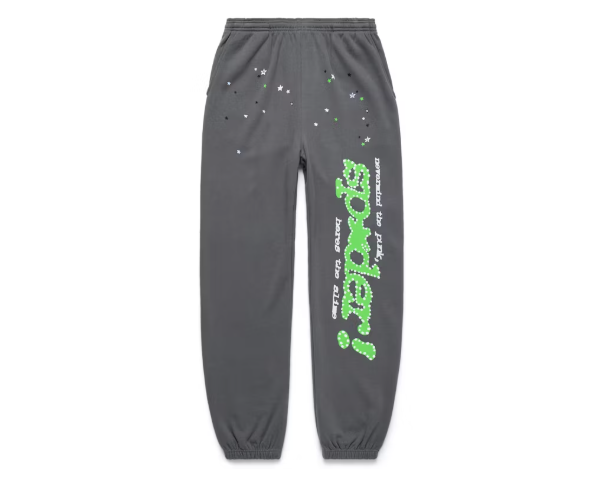 Sp5der P*NK V2 Sweatpants Slate Grey