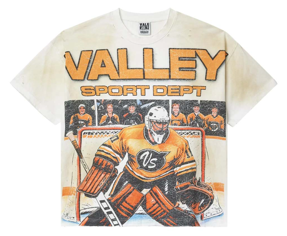Vale Forever Hockey Defensive Anchor Tee White