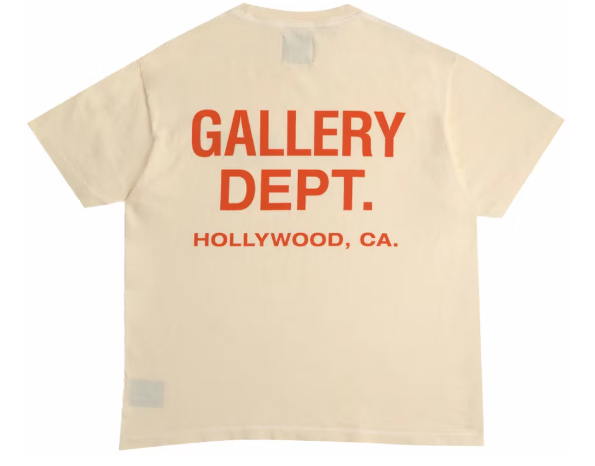 Gallery Dept. Souvenir Tee Cream Orange