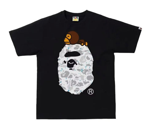 Bape Space Camo Milo Tee Black