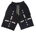 Bravest Studios Sapphire Long Sweatshorts Black