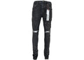 Purple Brand Black Over Spray Core Jeans Black