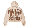 Vale Forever Zip Hoodie Beige