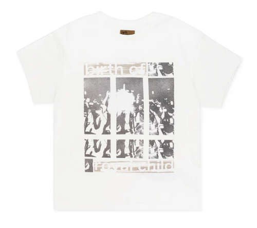 Birth Of A Royal Child Vintage Flashlight Tee White