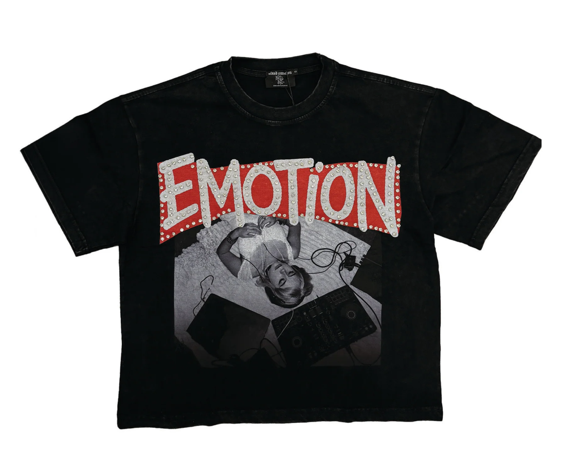 Mixed Emotions Tunes Tee Black