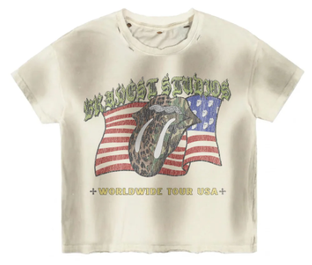 Bravest Studios Worldwide USA Tee Cream