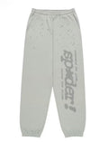 Sp5der Tonal Punk Sweatpants Sport Grey