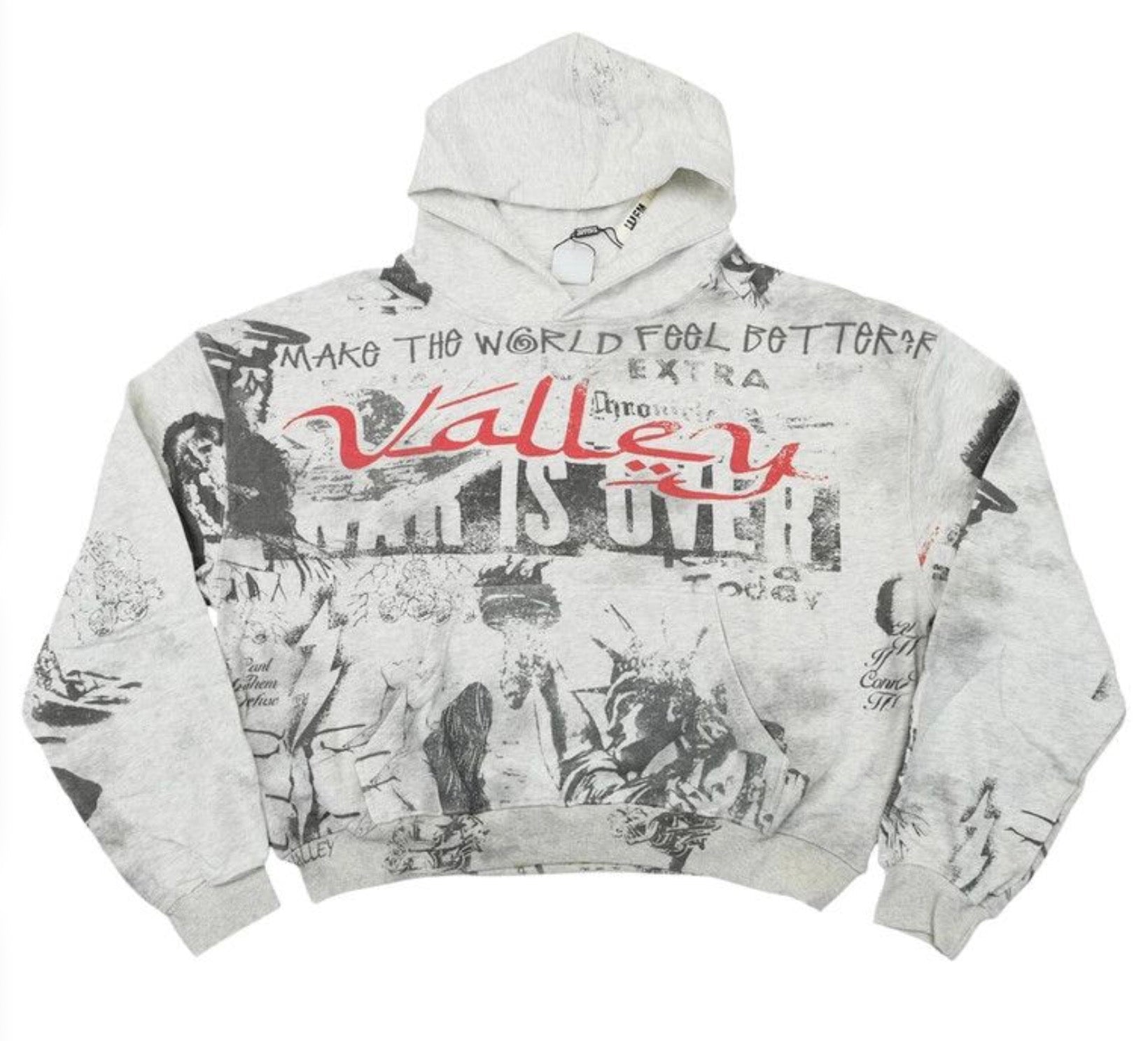 Vale Forever Mural Hoodie Heather Grey