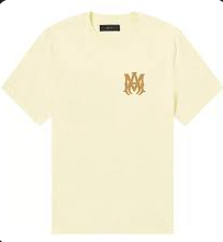 Amiri MA Core Logo Tee French Vanilla Cream