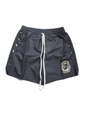 saint vanity nylon cargo shorts grey
